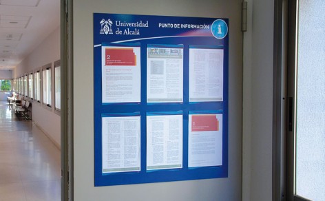 PosterFix® - oint d'Information Personnalisée Université d' Alcalá