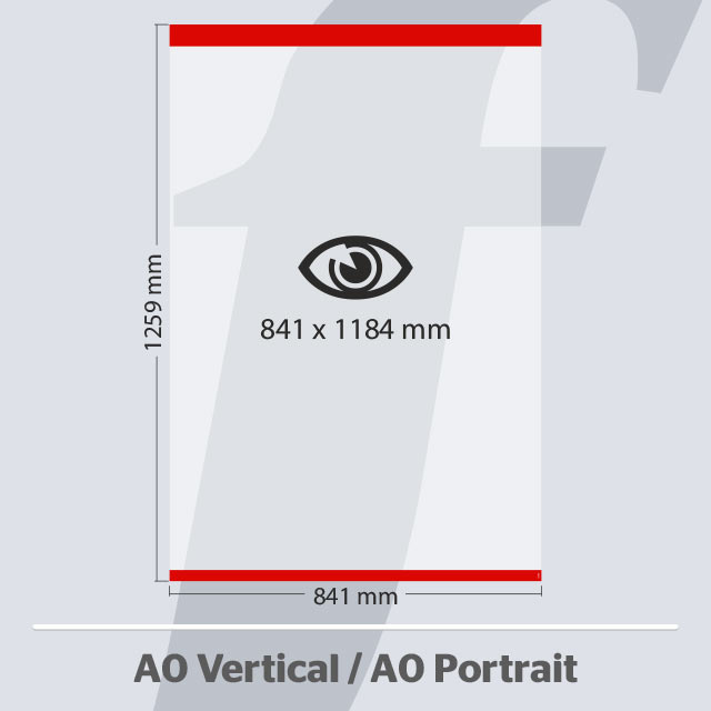 PosterFix® A0 Vertical Rouge